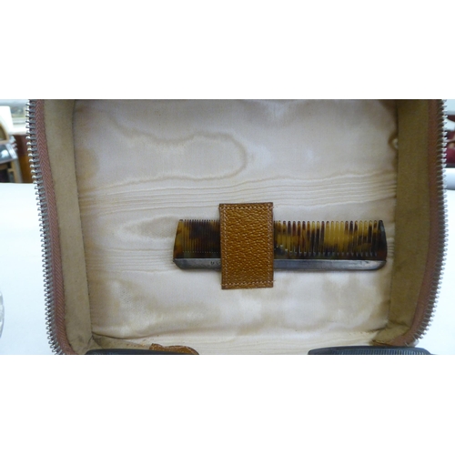 189 - Silver collectables: to include a ring box with a hinged lid&nbsp; indistinct marks&nbsp;&nbsp;