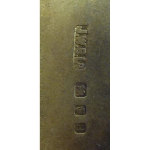 231 - Silver collectables: to include an early 20thC card case with a hinged lid&nbsp; Birmingham 1911&nbs... 