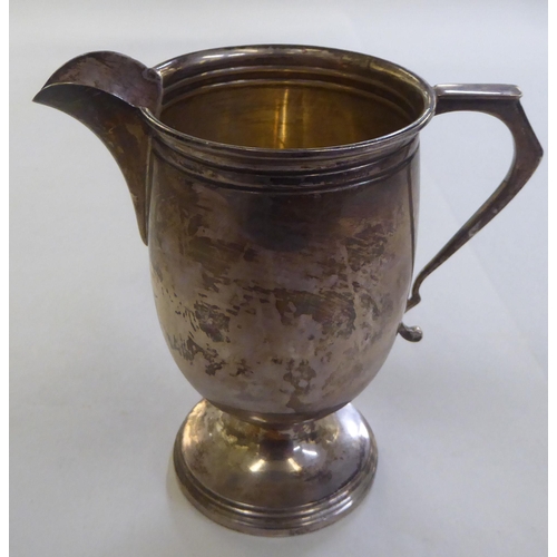 233 - Silver collectables: to include a pedestal milk jug&nbsp; Birmingham 1913&nbsp;