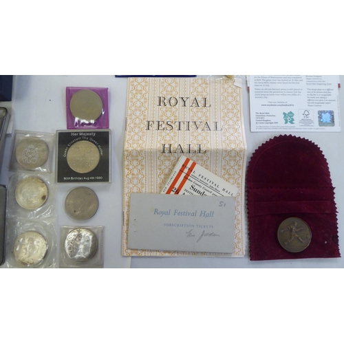 246 - Uncollated coins: to include Commemorative crowns