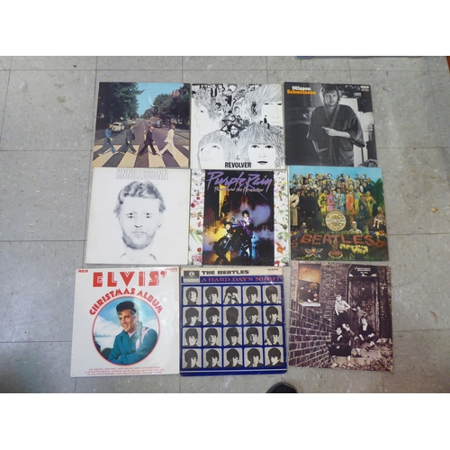 252 - Vinyl records, rock and pop: to include The Beatles 'Abbey Road'