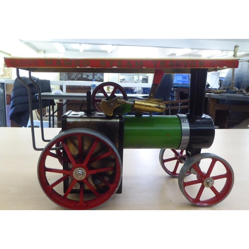 253 - A Mamod scale model live steam traction engine  boxed