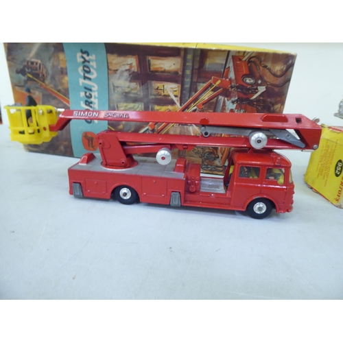 258 - A Dinky Supertoys Vega Major luxury coach, model no.952  boxed; and a Corgi toys Simon Snorkel ... 