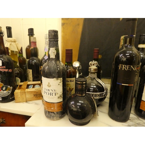 264 - Wines and spirits: to include a bottle of Tawny Port