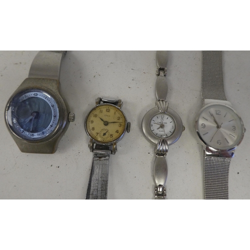 29 - Variously cased and strapped ladies and gents wristwatches