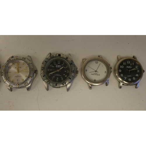 29 - Variously cased and strapped ladies and gents wristwatches