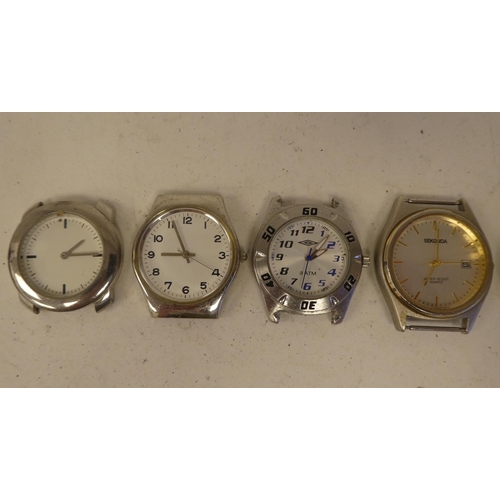 29 - Variously cased and strapped ladies and gents wristwatches