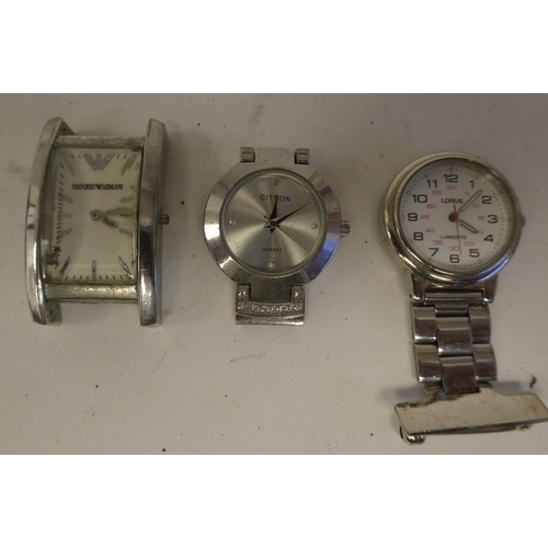 29 - Variously cased and strapped ladies and gents wristwatches