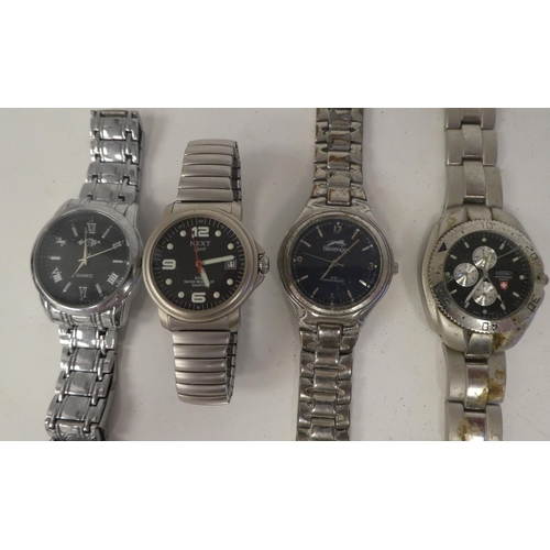 29 - Variously cased and strapped ladies and gents wristwatches