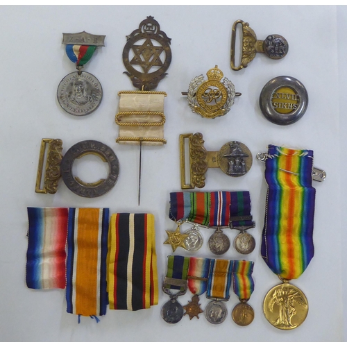 315 - Military collectables: to include a Great War medal, awarded to one Major HPM White (Please Not... 