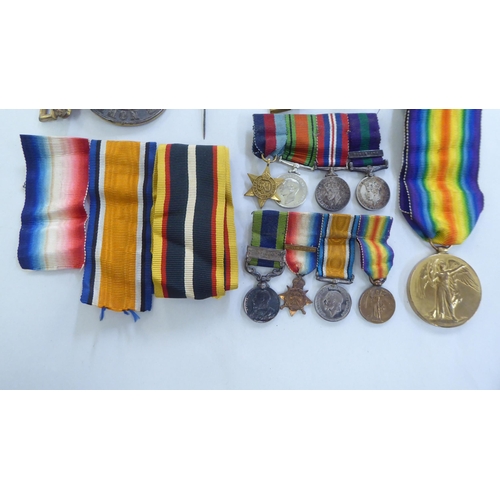 315 - Military collectables: to include a Great War medal, awarded to one Major HPM White (Please Not... 