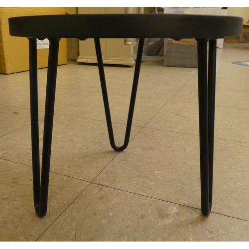 61 - A modern Cole & Son table stool from the Fornasetti Collection from designs by Piero Fornasetti&... 