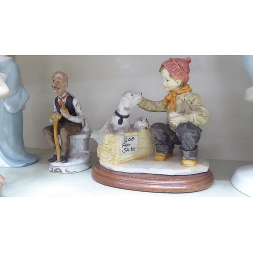 63 - Decorative ceramics: to include two Royal Doulton china figures from The Reflection Collection ... 