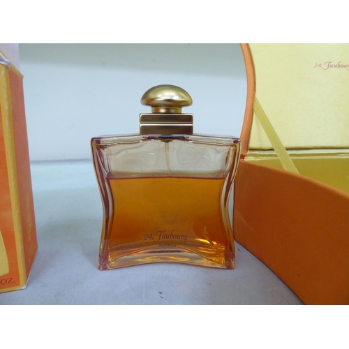 88 - Two (opened) bottles of Hermes 24 Faubourg eau de toilette  3.3fl oz  boxed 