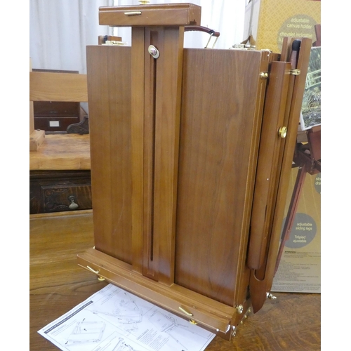 103 - An Artist Studio wooden Italian design easel  boxed 