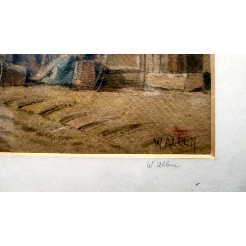 78 - W Allen - 'Liege' and 'Amiens'  watercolour  bearing signatures  14