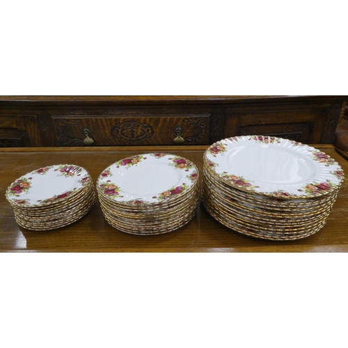 94 - Royal Albert bone china Old Country Roses pattern tableware