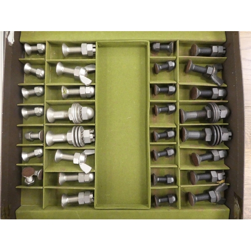 97 - A novelty chess set, the metal board  14