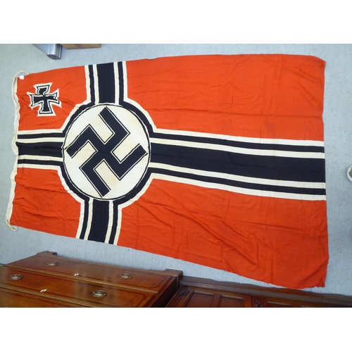 101 - A German Third Reich era Nazi flag  approx. 50