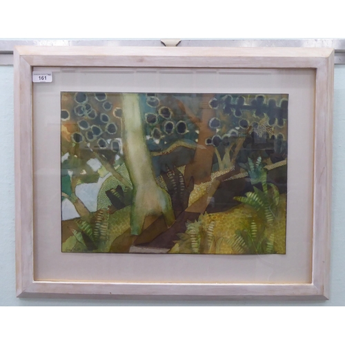 161 - Barry Hirst - 'Above the Burn, Hathorpe'  watercolour  bears a title & signature, date... 