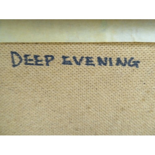 176 - David Blackburn - 'Deep Evening'  mixed media  bears a signature & dated 1993  17... 