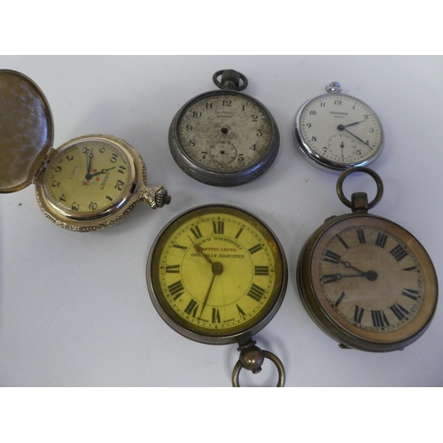 107 - Variously cased pocket watches