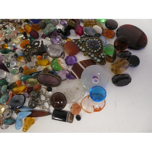 120 - Loose semi-precious and other grade coloured stones 