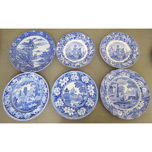 187 - Ceramics: to include an early 19thC stone china plate, decorated with flora  7