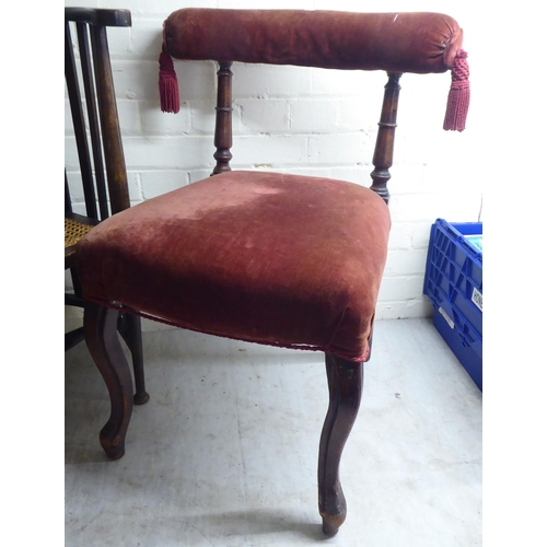 236 - Three dissimilar mid 19th-1920s chairs 