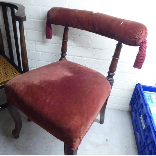 236 - Three dissimilar mid 19th-1920s chairs 