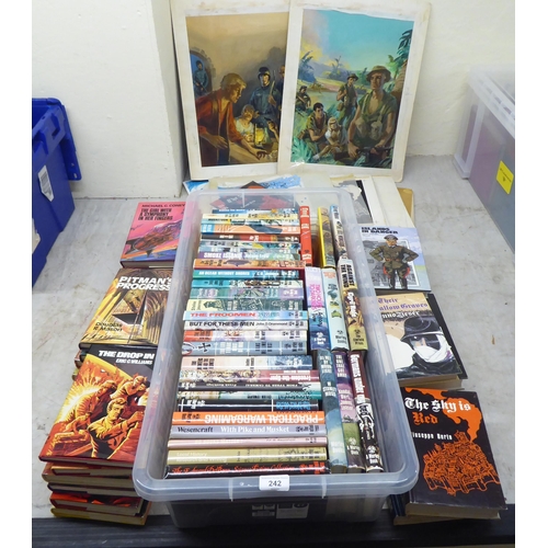 242 - A collection of Morley books; and associated artwork