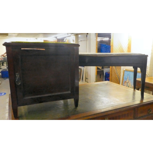 248 - Small furniture: to include two dissimilar early 20thC music stools