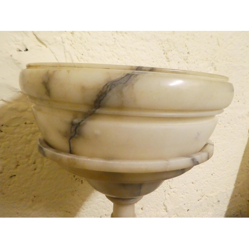 251 - An onyx/marble pedestal  42