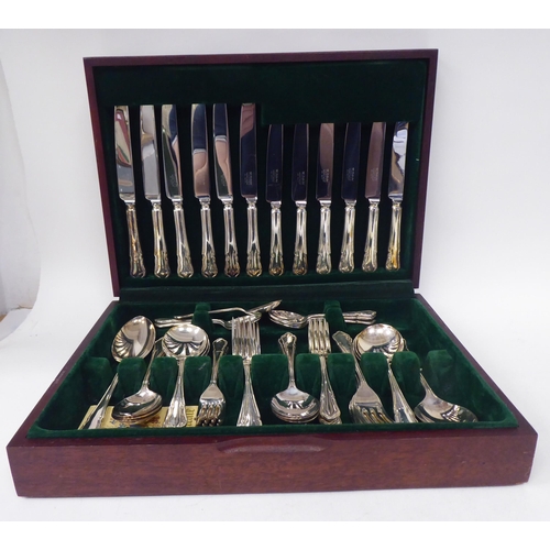 272 - Silver plated tableware: to include a canteen of cutlery and flatware