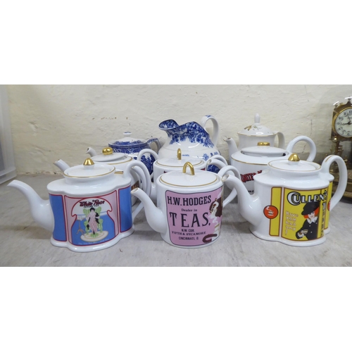 282 - Patterned and branded china teapots and jugs 