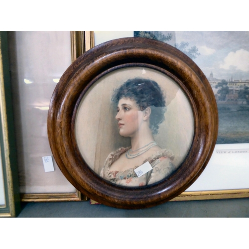 286 - Framed 19thC and later variously themed monochrome and coloured engraving prints  largest 10