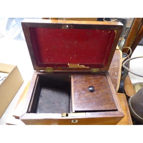 289 - A mixed lot: to include an early 20thC mahogany framed dressing table mirror  18