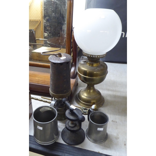 289 - A mixed lot: to include an early 20thC mahogany framed dressing table mirror  18