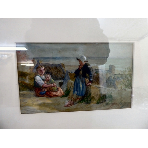 298 - Four framed mid 19th-early 20thC watercolours  various subjects  one bears a signature&nbs... 