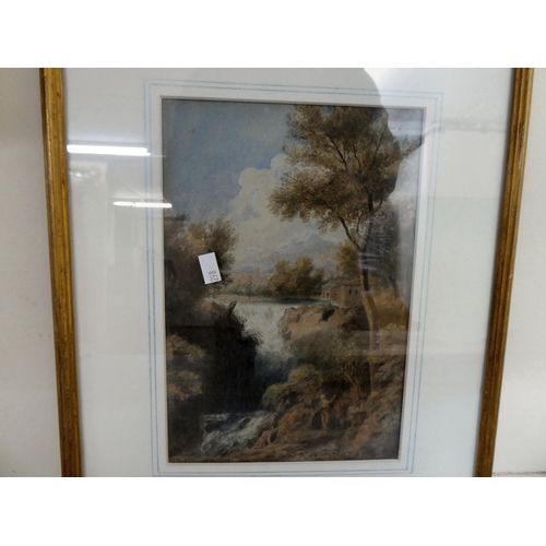 298 - Four framed mid 19th-early 20thC watercolours  various subjects  one bears a signature&nbs... 