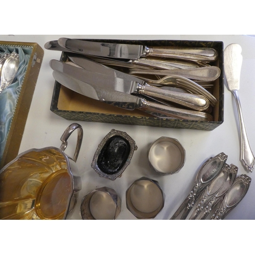 35 - Silver plated tableware: to include a four piece Unity Plate tea set