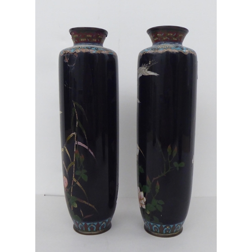 44 - A pair of early 20thC cloisonné vases  10