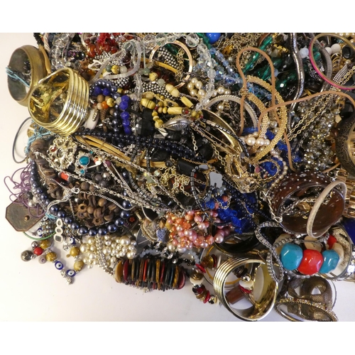 70 - Costume jewellery, mainly bangles and bracelets, simulated pearls and other necklaces