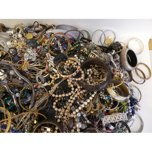 70 - Costume jewellery, mainly bangles and bracelets, simulated pearls and other necklaces