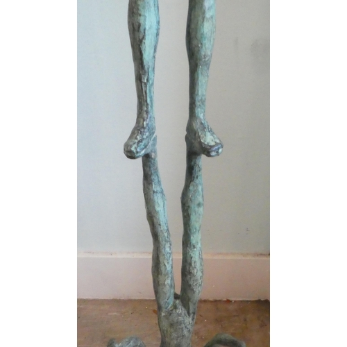 68 - In the manner of Salvatore Dali 'Reflections' a cast bronze statue, on a plinth  46