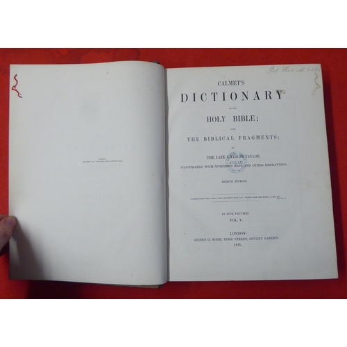 Books: 'Calmets Dictionary of the Holy Bible' by the late Charles ...