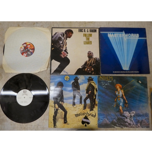 105 - LPs and 45 vinyl records: to include 'Iron Maiden'