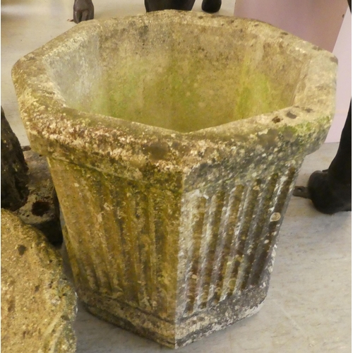 178 - Weathered composition stone, viz. a bird table&nbsp; 21