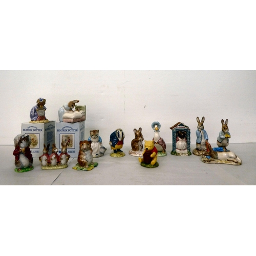 315 - Royal Albert china Beatrix Potter figures, circa 1991/1992  approx. 3