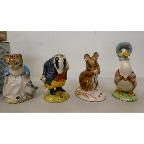 315 - Royal Albert china Beatrix Potter figures, circa 1991/1992  approx. 3